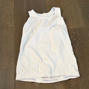 White Sleeveless Tank Top